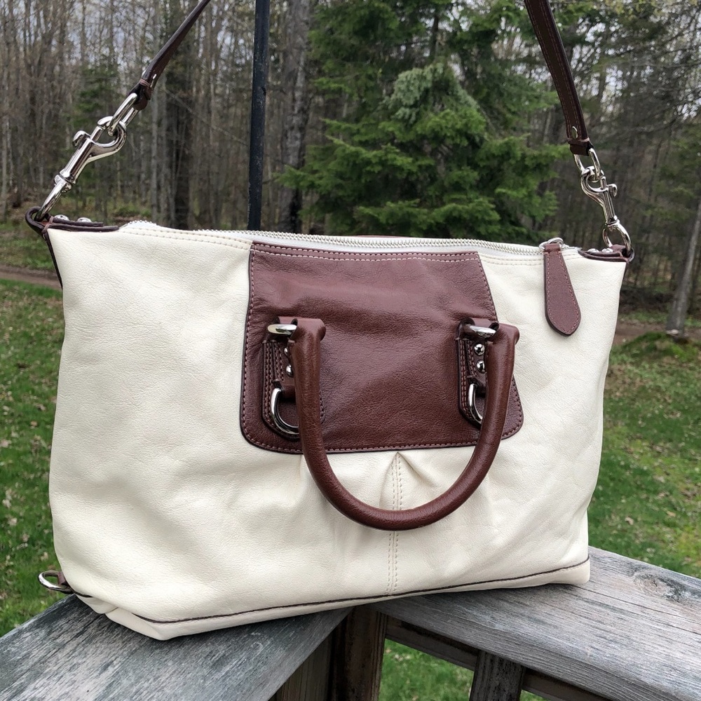 COACH LEATHER Handbag /Shoulder Tote. NEW!! WOW! - Picture 6 of 8